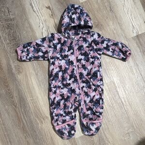 Columbia fleece bunting suit